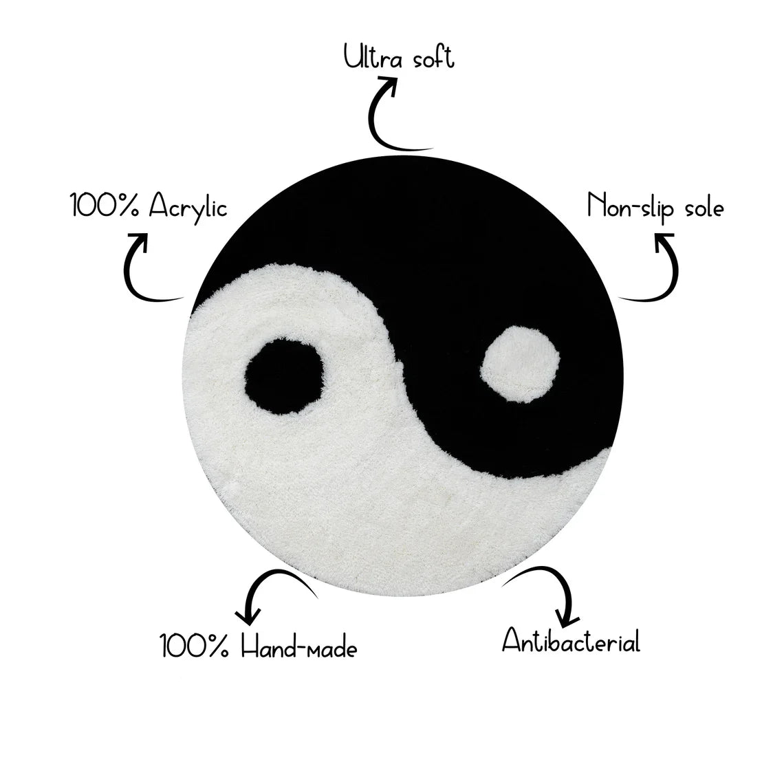 Yin and Yang Rug