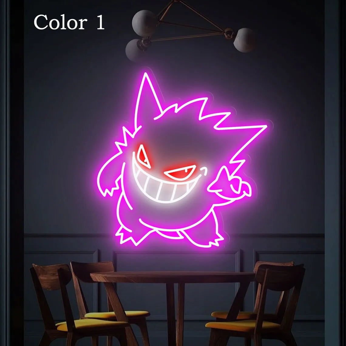 Gengar Neon Sign