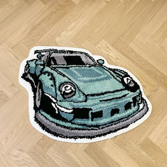 Green Racing Car