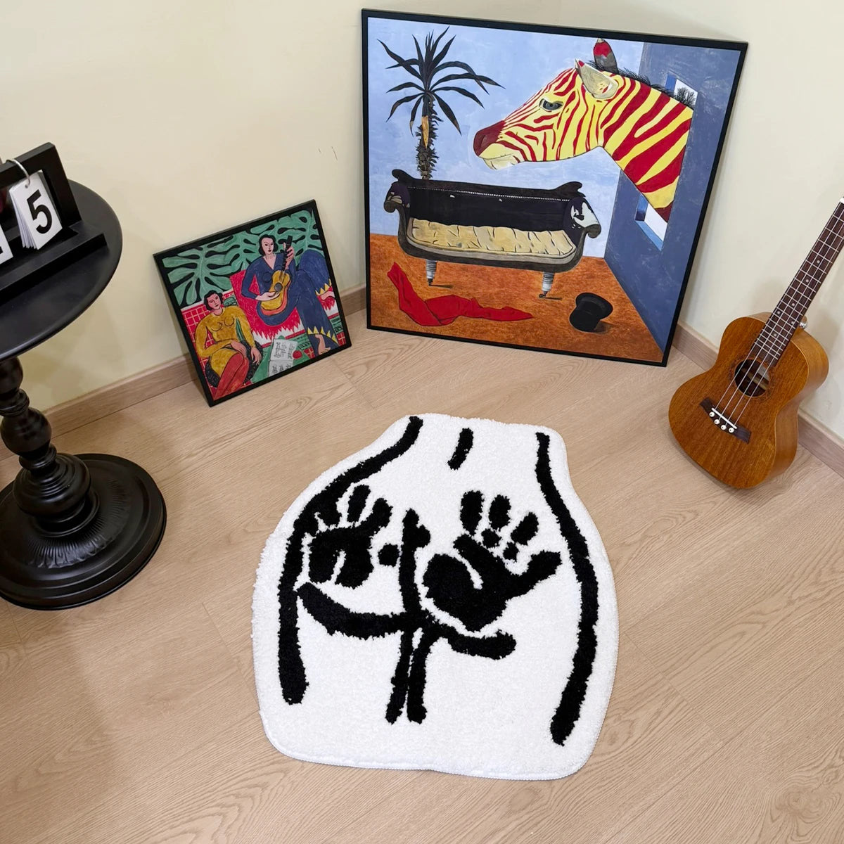 Handprints Rug